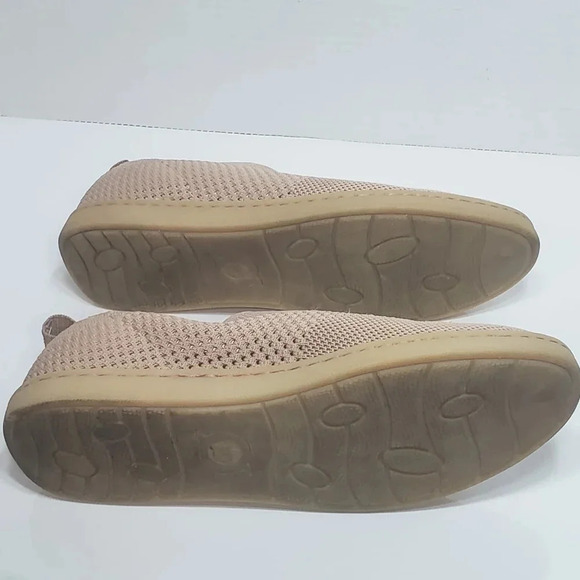 Born Antero Womans Pink/Tan Knit Slip On Shoes  Size 8M. - Picture 6 of 8